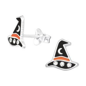 Halloween Witch Hat Stud Earrings
